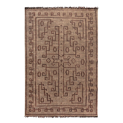 Area Rug, Bedroom Rug, Living Room Rug, Living Area Rug, Indian Rug, Office Carpet, Office Rug, Shop Rug Online, Hemp, Leather, Natural, Brown, Punja, Flat Weave, Modern