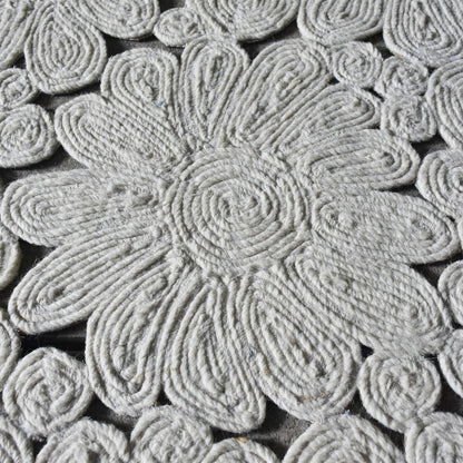 Area Rug, Bedroom Rug, Living Room Rug, Living Area Rug, Indian Rug, Office Carpet, Office Rug, Shop Rug Online, Wool, Natural White, Hm Stitching, Flat Weave, Textured