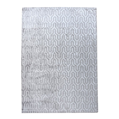 Area Rug, Bedroom Rug, Living Room Rug, Living Area Rug, Indian Rug, Office Carpet, Office Rug, Shop Rug Online, Viscose, Beige, Circular Knitting, Cut And Loop, geometric 