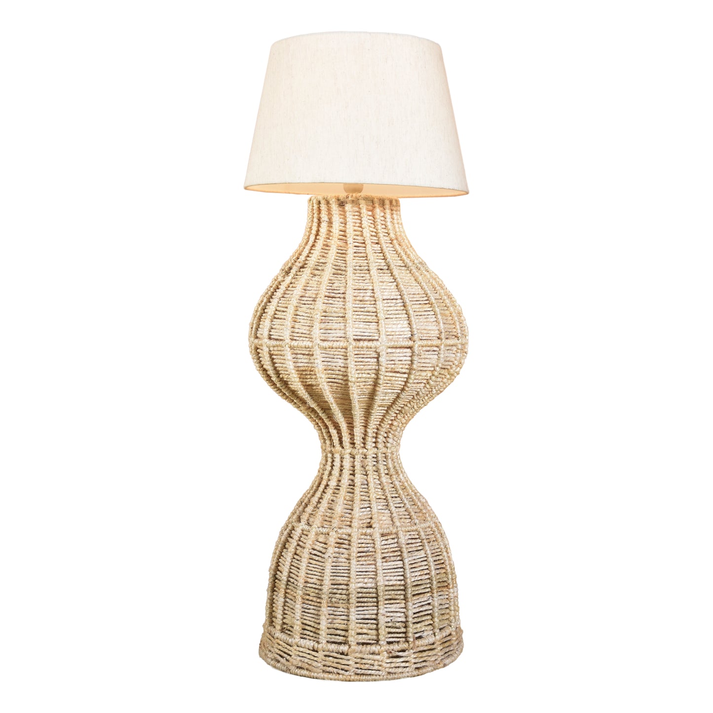 CELINA FLOOR LAMP - NATURAL - HAND MADE - JUTE