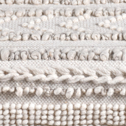 CHADWICK BENCH - IVORY - HANDWOVEN - WOOL