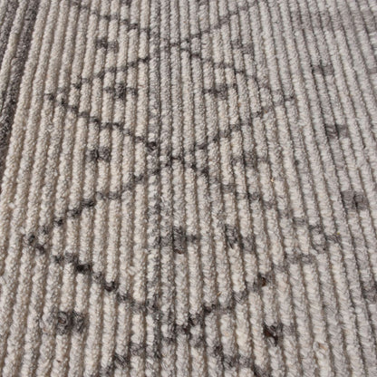 Area Rug, Bedroom Rug, Living Room Rug, Living Area Rug, Indian Rug, Office Carpet, Office Rug, Shop Rug Online, Wool, Natural White, Grey, Hand knotted, All Cut , tribal