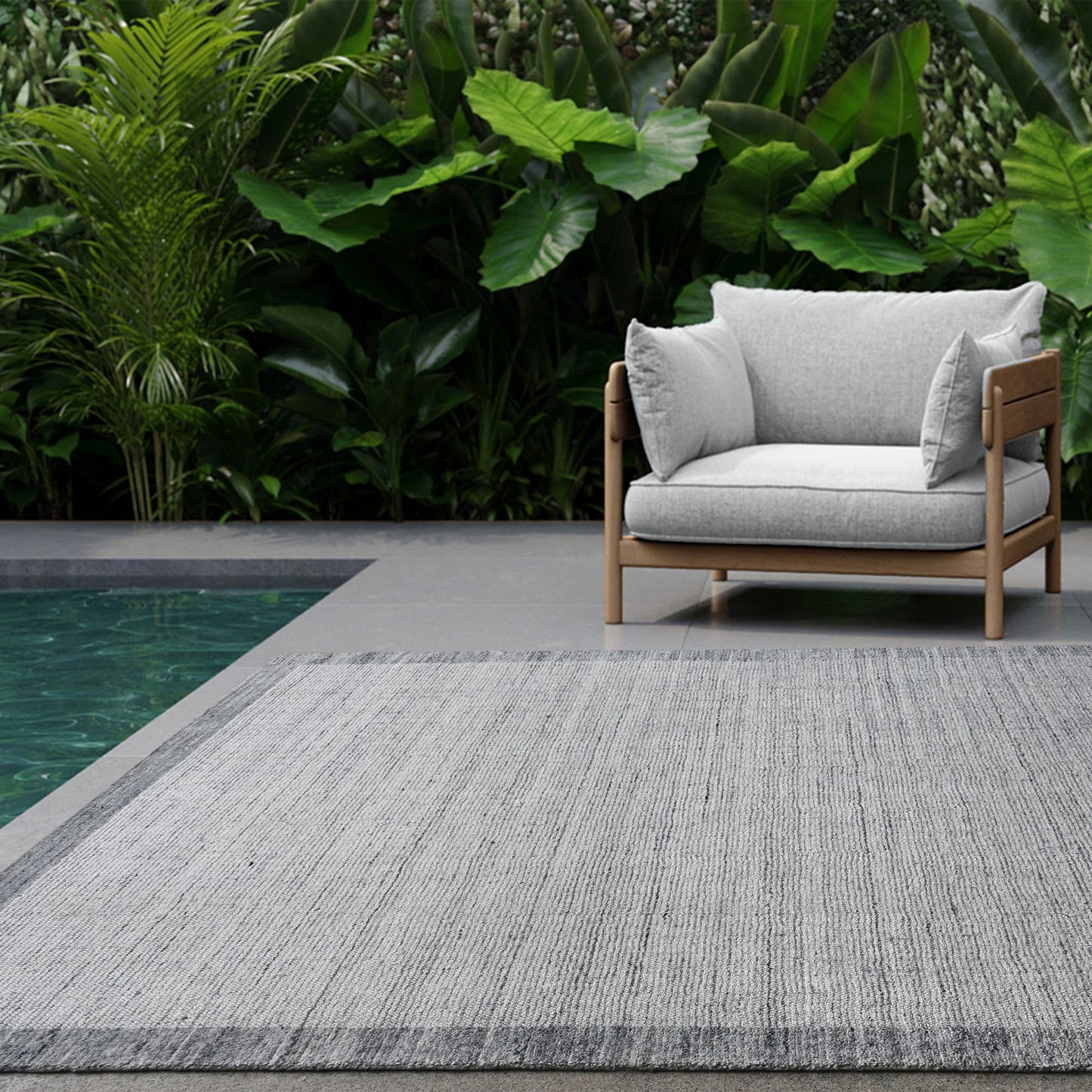 CHENEY RUG - PET - GREY/SILVER