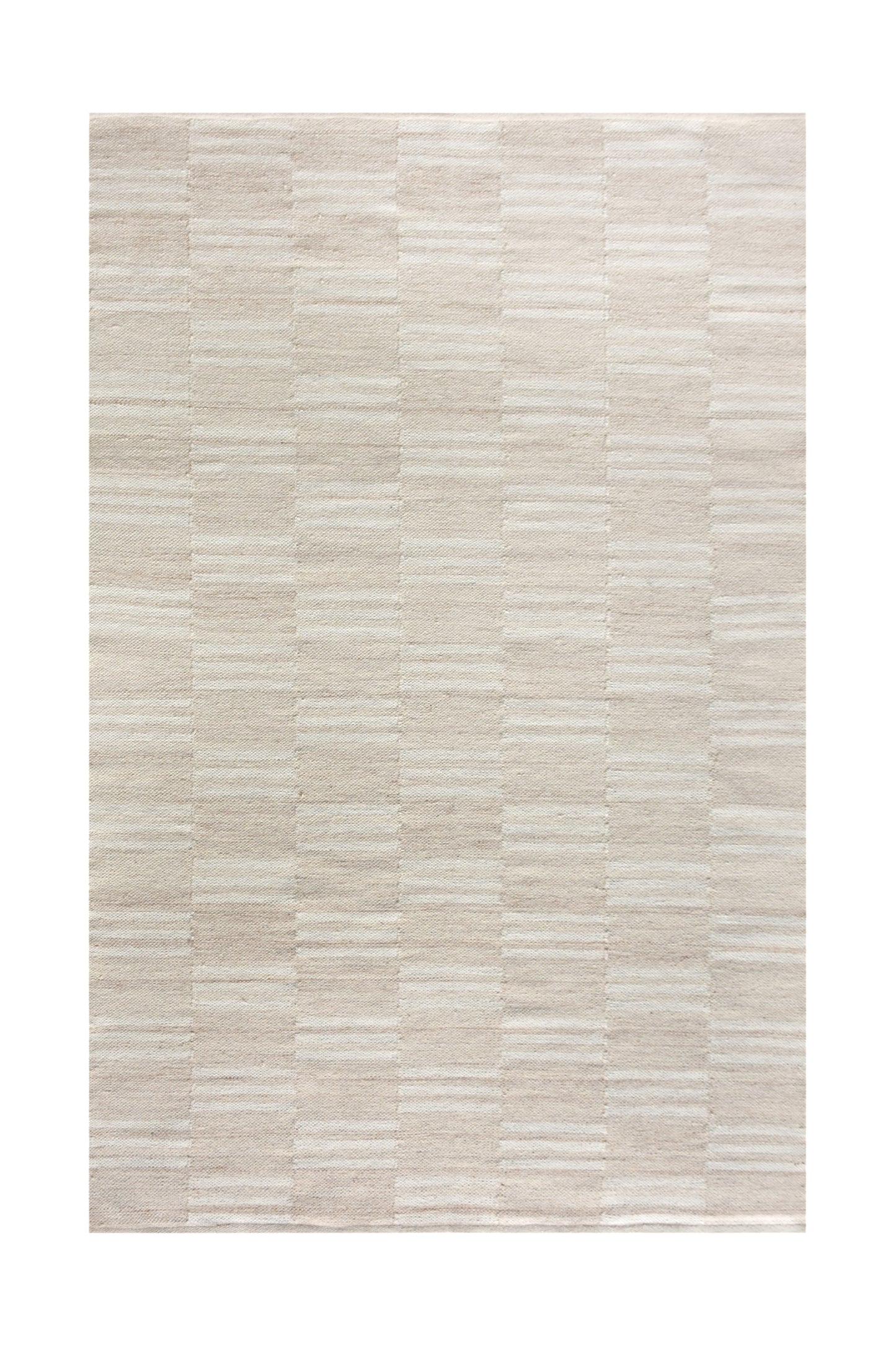 CHEREMSHAN RUG - IVORY - HANDWOVEN - WOOL
