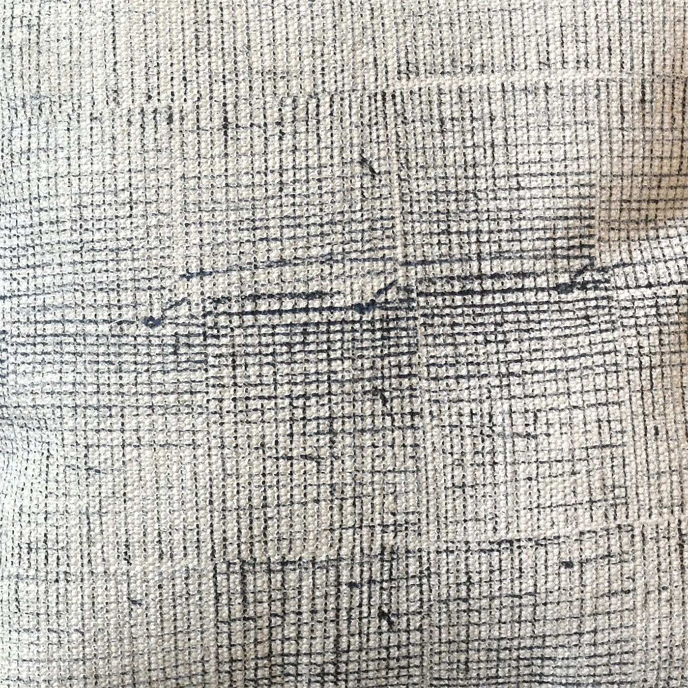 Clamor Pillow, Cotton, Printed, Wool, Natural, Charcoal, Pitloom, Flat Weave
