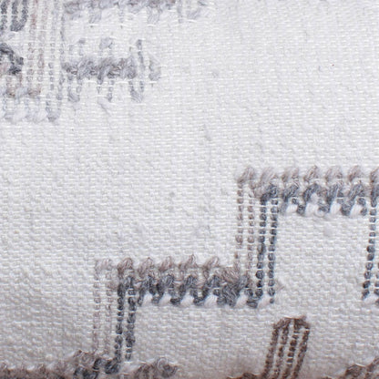 Climax Lumber Cushion-II, 36x91 cm, Natural White, Taupe, Grey, PET, Punja Kelim, Punja, Flat Weave