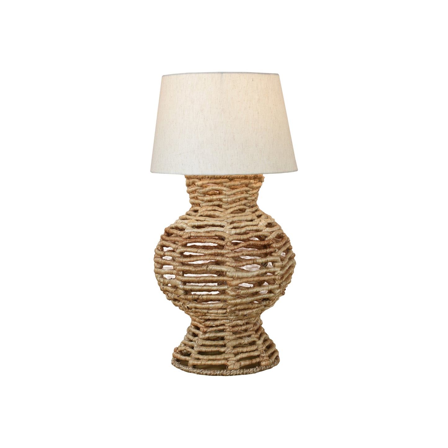 COLONNA TABLE LAMP - NATURAL - HAND MADE - JUTE