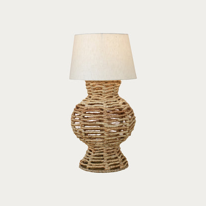 COLONNA TABLE LAMP - NATURAL - HAND MADE - JUTE