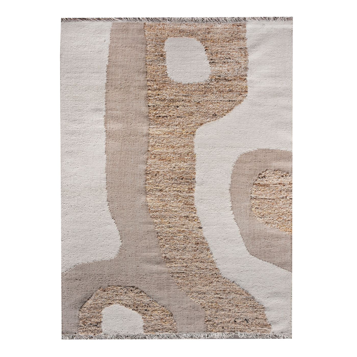 Area Rug, Bedroom Rug, Living Room Rug, Living Area Rug, Indian Rug, Office Carpet, Office Rug, Shop Rug Online, Wool, Natural White, Beige, Punja, Flat Weave, Modern