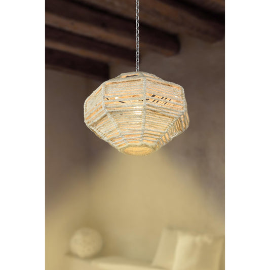 CONRACH-II LAMP - IVORY - HAND MADE - JUTE