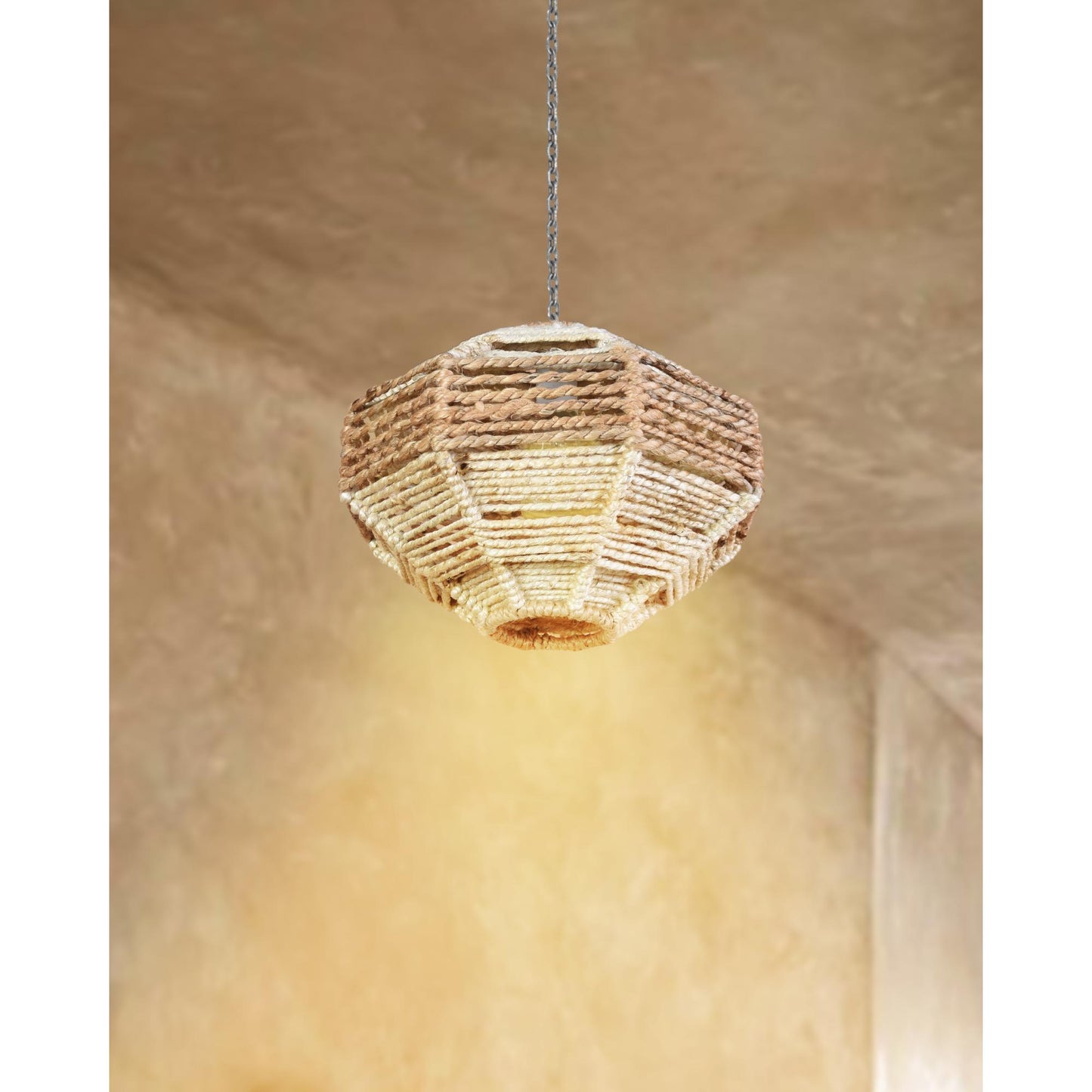 CONRACH LAMP - NATURAL/IVORY - HAND MADE - JUTE