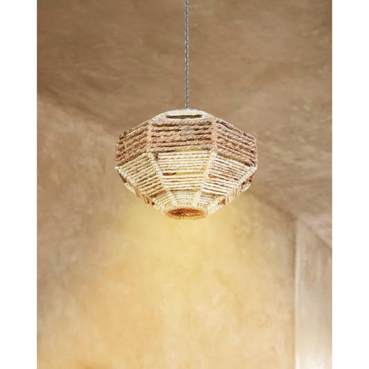 CONRACH LAMP - NATURAL/IVORY - HAND MADE - JUTE