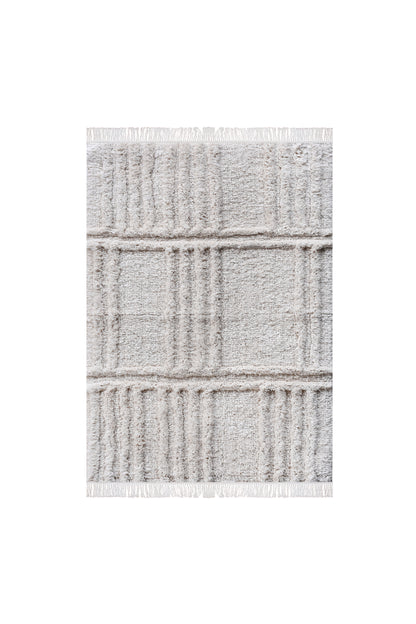 COURTYARD OPT BATH RUG - IVORY - COTTON - TABLE TUFTED
