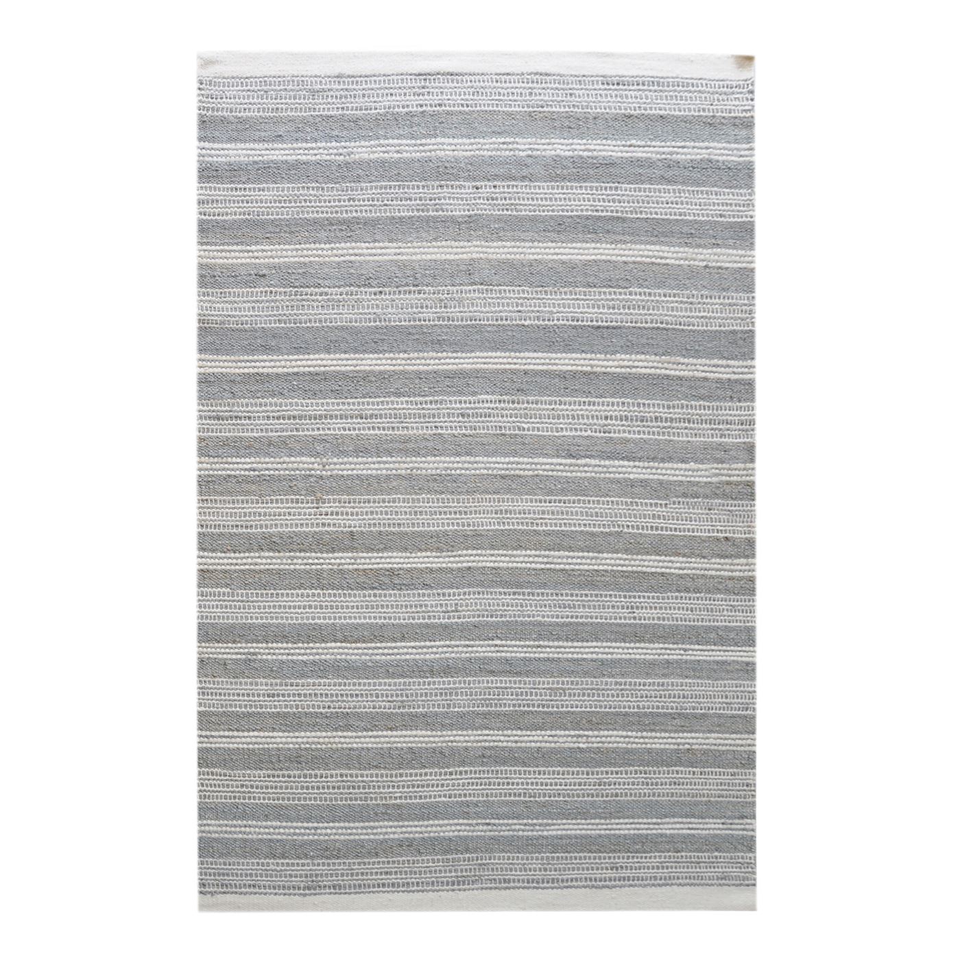 Area Rug, Bedroom Rug, Living Room Rug, Living Area Rug, Indian Rug, Office Carpet, Office Rug, Shop Rug Online, Hemp, Wool, Grey, Natural White, Pitloom, Flat Weave, Stripes