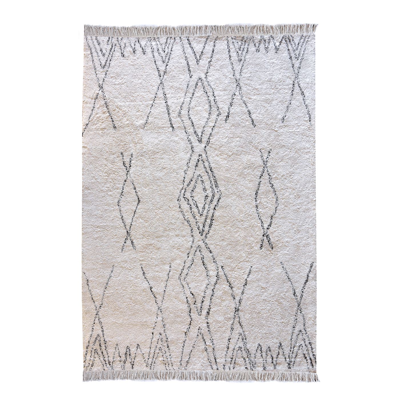 Area Rug, Bedroom Rug, Living Room Rug, Living Area Rug, Indian Rug, Office Carpet, Office Rug, Shop Rug Online, Cotton, Natural White, Charcoal, Bm Fn, All Cut, Abstract