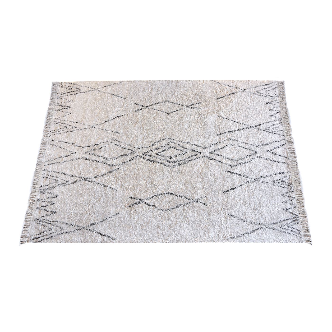 Area Rug, Bedroom Rug, Living Room Rug, Living Area Rug, Indian Rug, Office Carpet, Office Rug, Shop Rug Online, Cotton, Natural White, Charcoal, Bm Fn, All Cut, Abstract