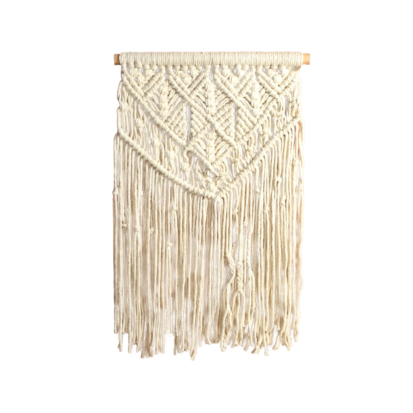 CRISAN WALL HANGING - IVORY  - HAND KNITTED - WOOL