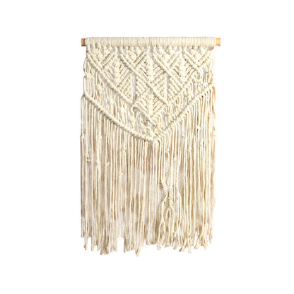CRISAN WALL HANGING - IVORY  - HAND KNITTED - WOOL