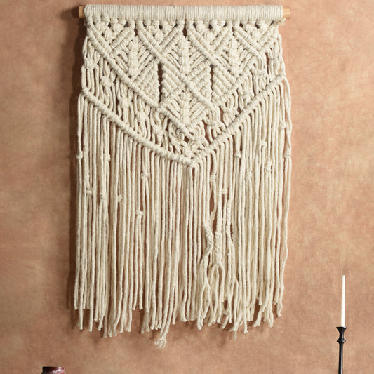 CRISAN WALL HANGING - IVORY  - HAND KNITTED - WOOL