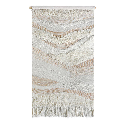 CROSSWALL WALL HANGING - WOOL/JUTE - IVORY/NATURAL