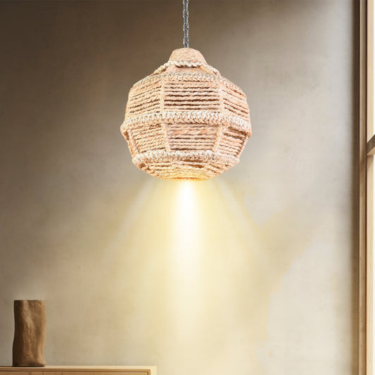 CULROSS-II LAMP - NATURAL/IVORY - HAND MADE - JUTE