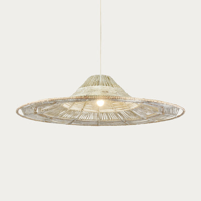 CUNHA LAMP - IVORY/NATURAL - HAND MADE - JUTE