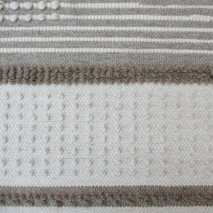 Area Rug, Bedroom Rug, Living Room Rug, Living Area Rug, Indian Rug, Office Carpet, Office Rug, Shop Rug Online, Wool, Cotton, Pet, Natural White, Beige, Grey, Pitloom, All Loop, Braided