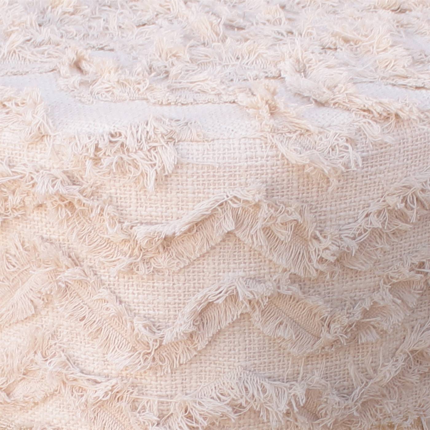 Chorio Bar Stool, 40x40x70 cm, Natural White, Cotton, Hand Made, Hm Stitching, Flat Weave 