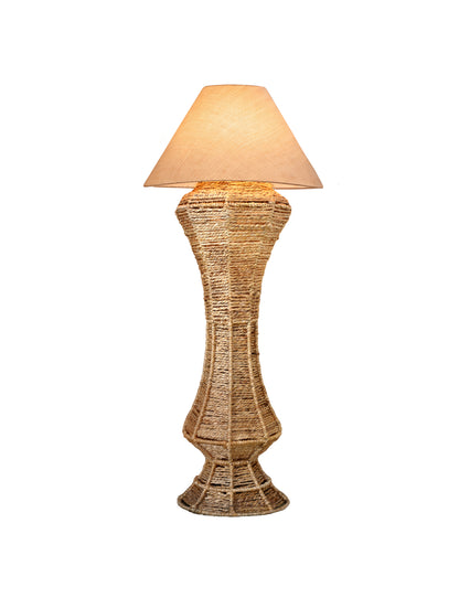 AURA FLOOR LAMP - NATURAL - HAND MADE - JUTE