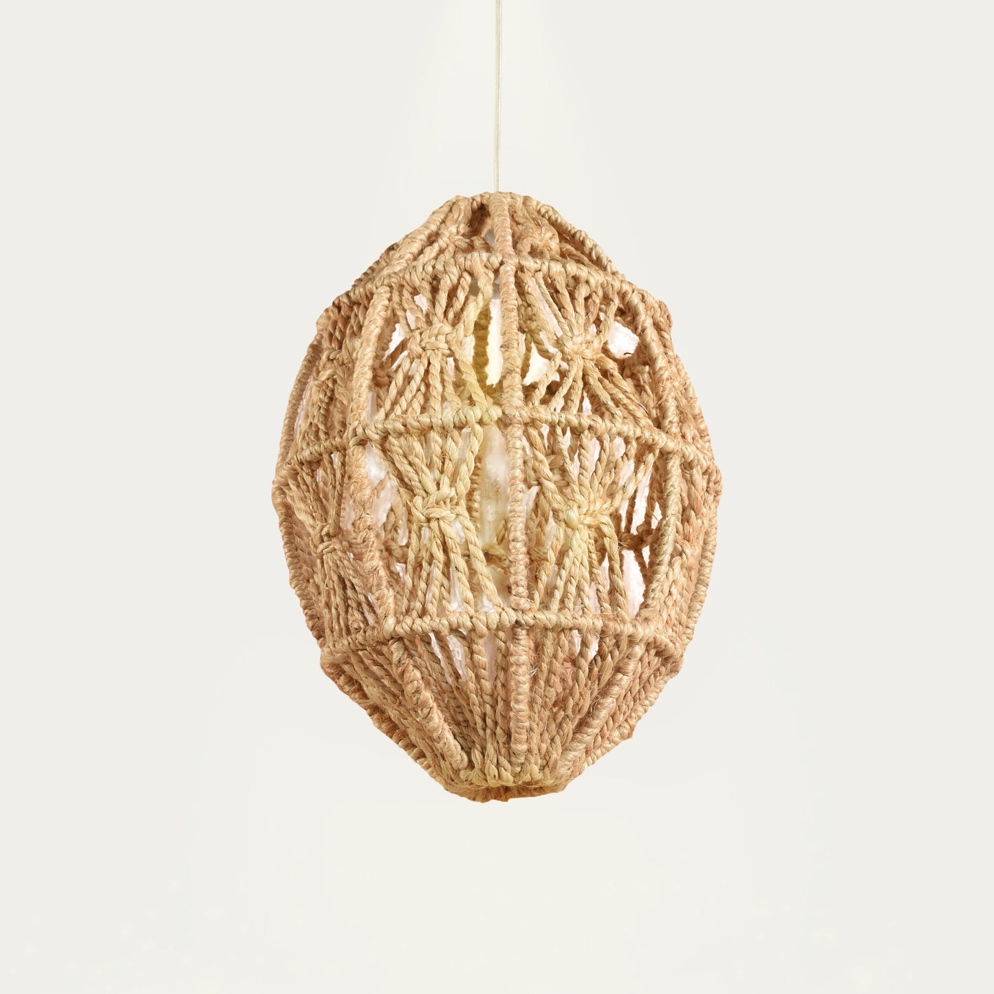 DARLON LAMP - NATURAL - HAND MADE - JUTE
