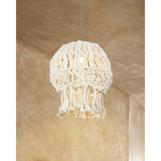 DAVAO LAMP - IVORY - HAND MADE - WOOL