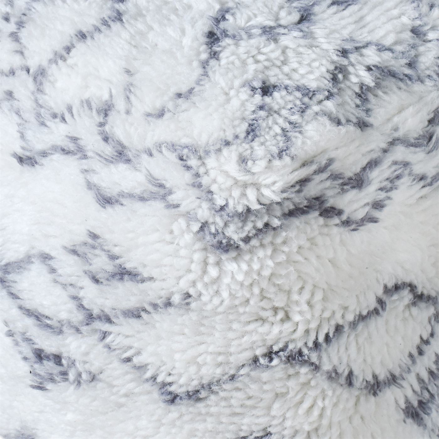 Dax Pouf, Nz Wool, Natural White, Grey, Bm Sn, All Cut