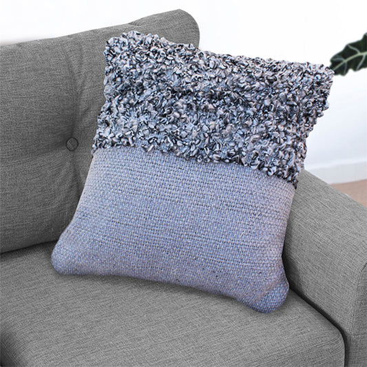 Dayton Pillow, Cotton, Pet, Grey, Pitloom, All Loop