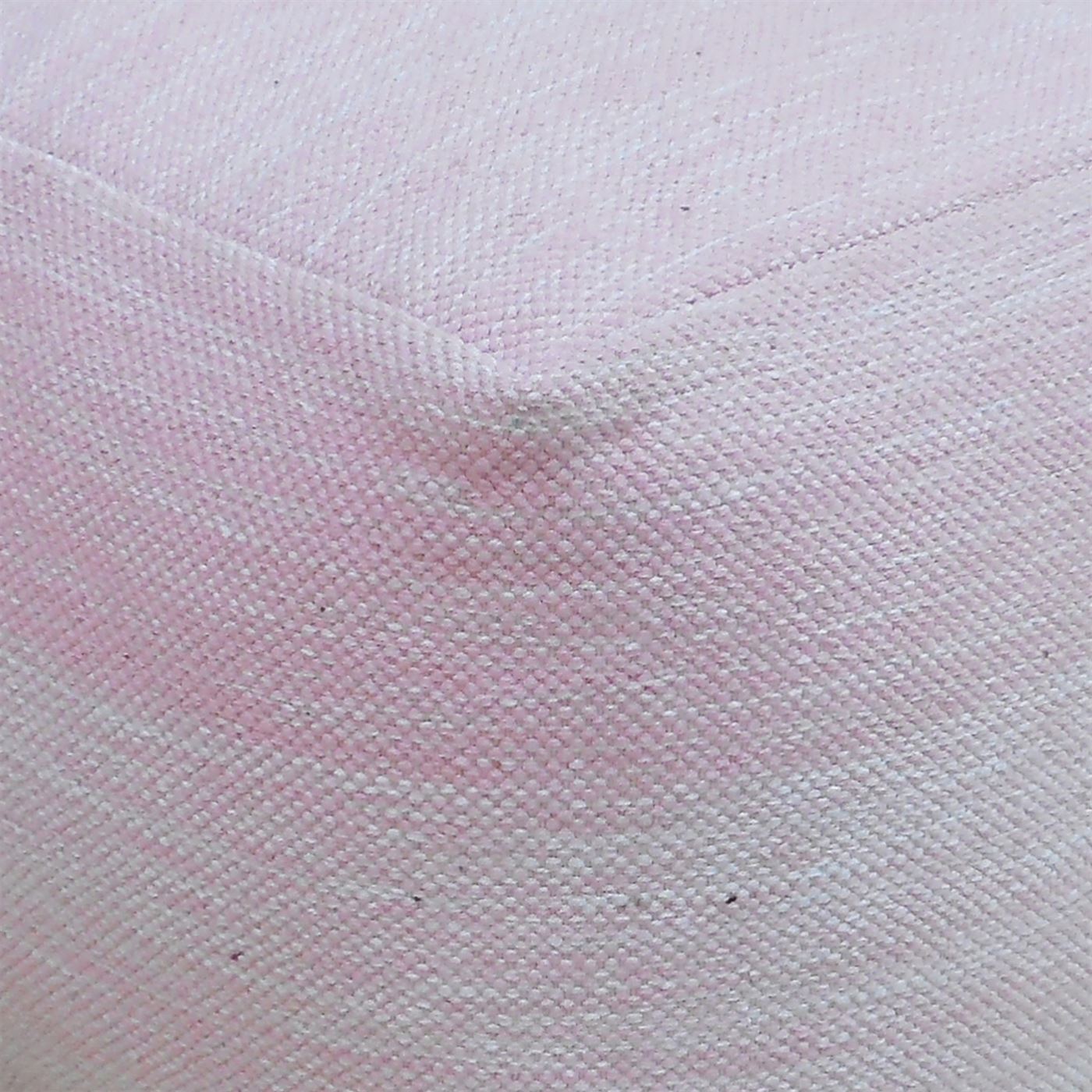 Delight Pouf, Cotton, Pink, Natural White, Pitloom, Flat Weave