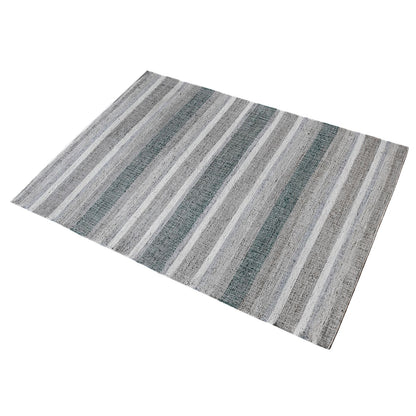 Area Rug, Bedroom Rug, Living Room Rug, Living Area Rug, Indian Rug, Office Carpet, Office Rug, Shop Rug Online, Hemp, Natural White, Grey, Charcoal, Punja, Flat Weave, stripes 