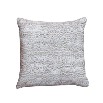 Doleni Cushion, Blended Fabric, Beige, Natural White, Machine Made, Flat Weave