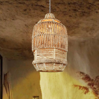 DROICHEAD LAMP - NATURAL/IVORY - HAND MADE - JUTE