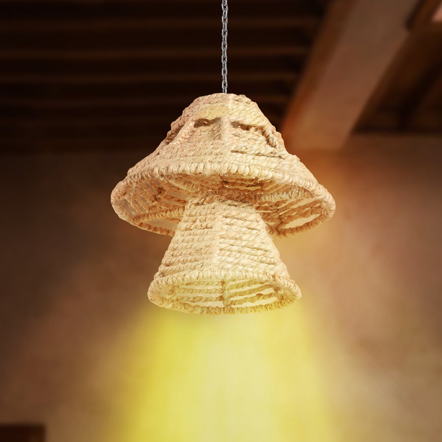 DUNBAR LAMP - NATURAL - HAND MADE - JUTE