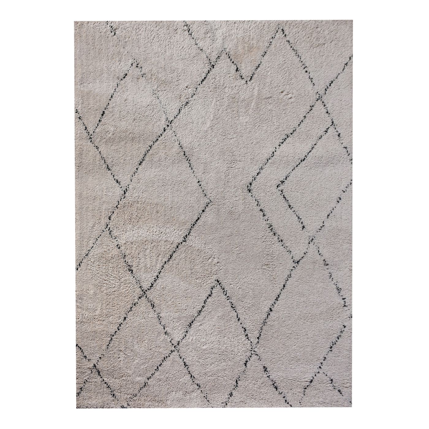 Area Rug, Bedroom Rug, Living Room Rug, Living Area Rug, Indian Rug, Office Carpet, Office Rug, Shop Rug Online, Polyester Micro Fiber, Natural White, Charcoal, Bm Fn, All Cut - Dundas, geometric 