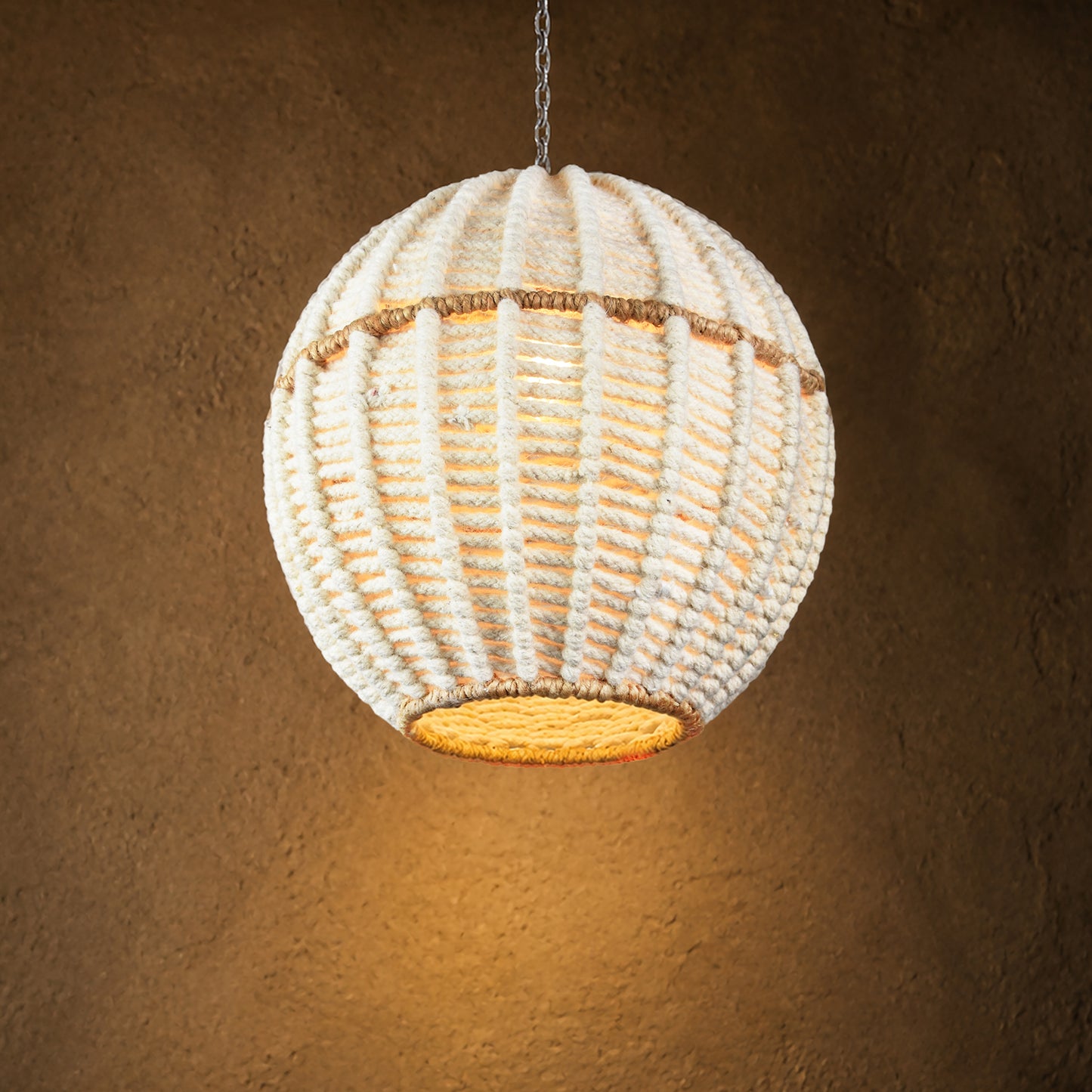 EADAIR - III LAMP - IVORY/NATURAL - HAND MADE - JUTE/WOOL