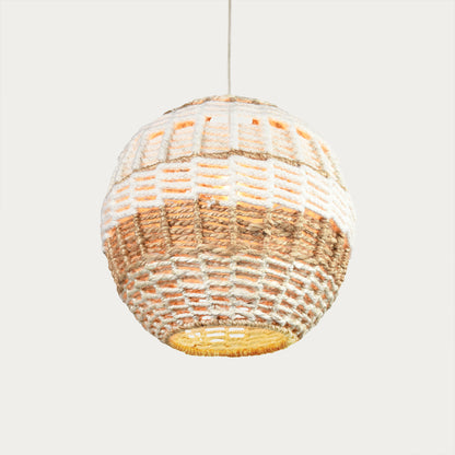 EADAIR - II LAMP - IVORY/NATURAL - HAND MADE - JUTE/WOOL