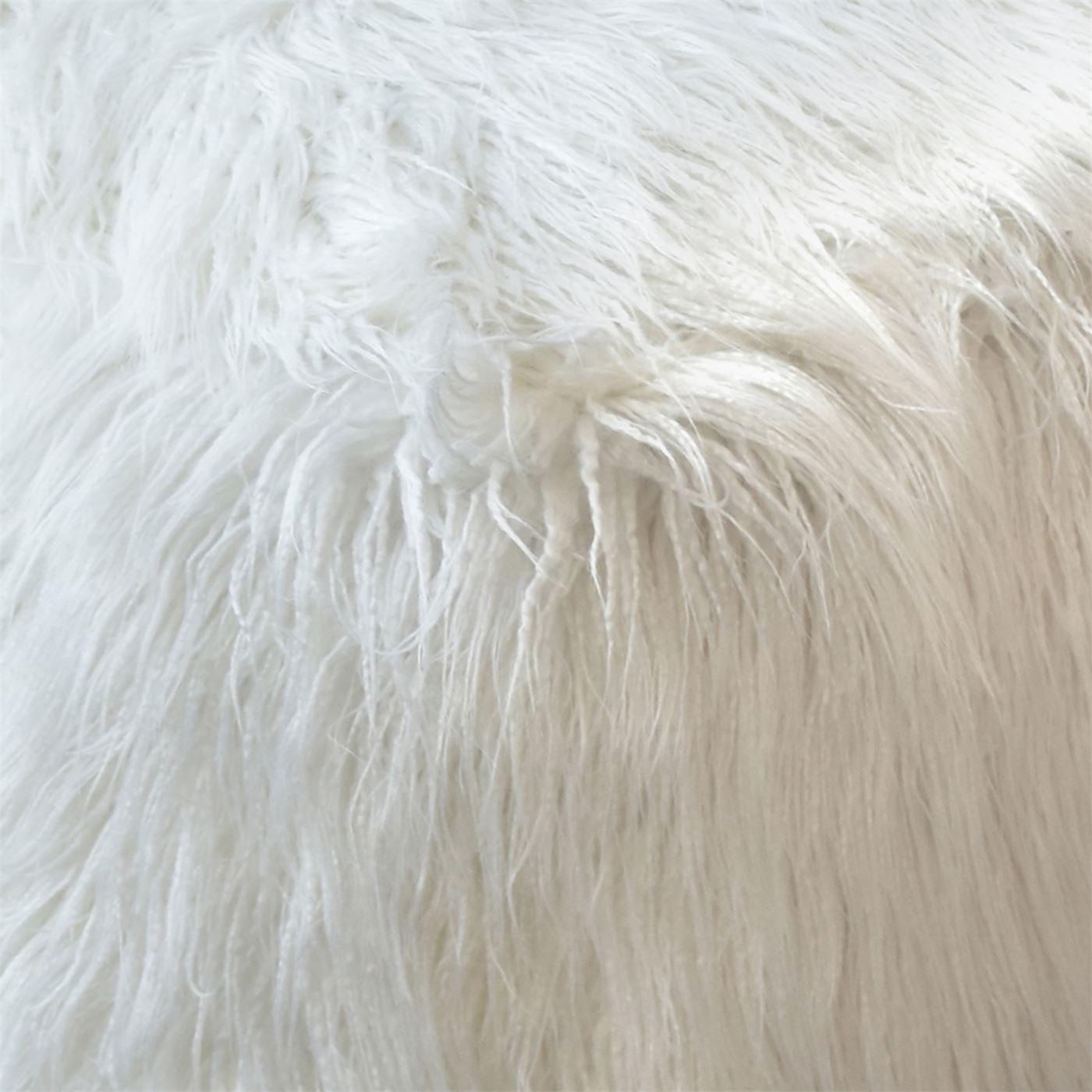 Elbe Pouf, Faux Leather, Natural White, Hm Stitching, Flat Weave