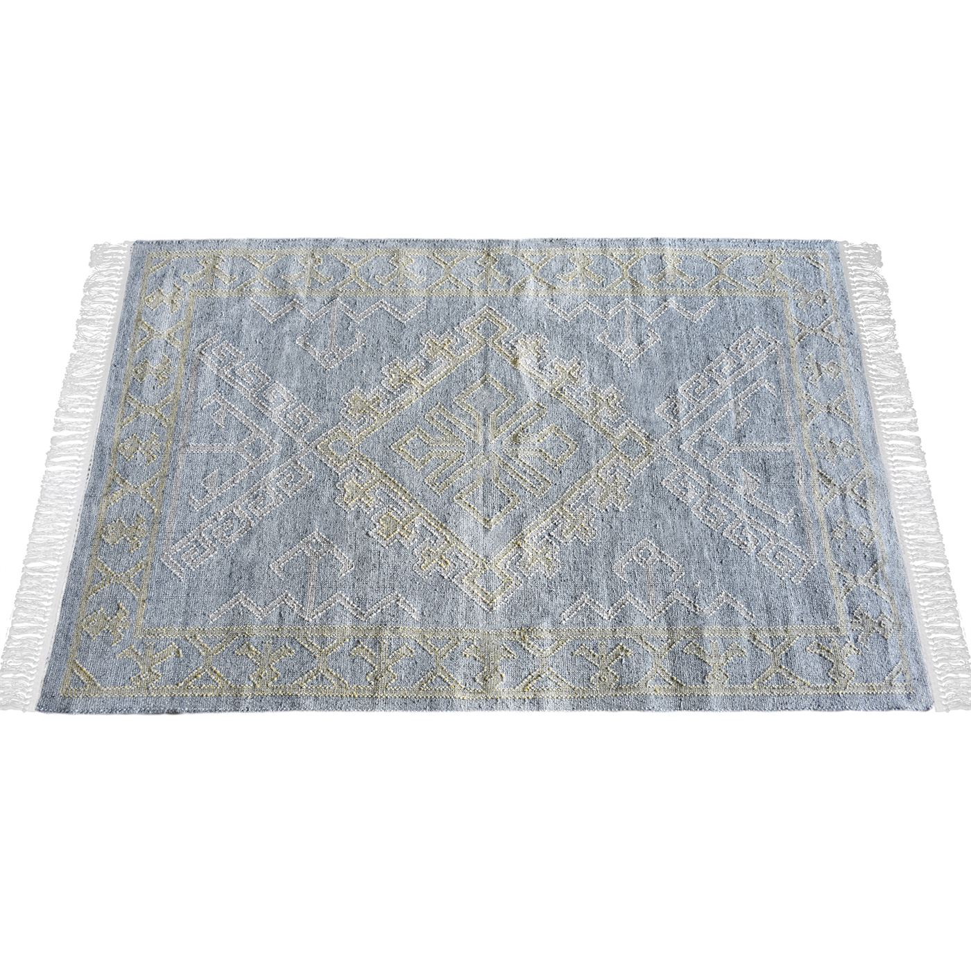 Area Rug, Bedroom Rug, Living Room Rug, Living Area Rug, Indian Rug, Office Carpet, Office Rug, Shop Rug Online, Pet, Grey, Gold, Punja, Flat Weave, Geometrical