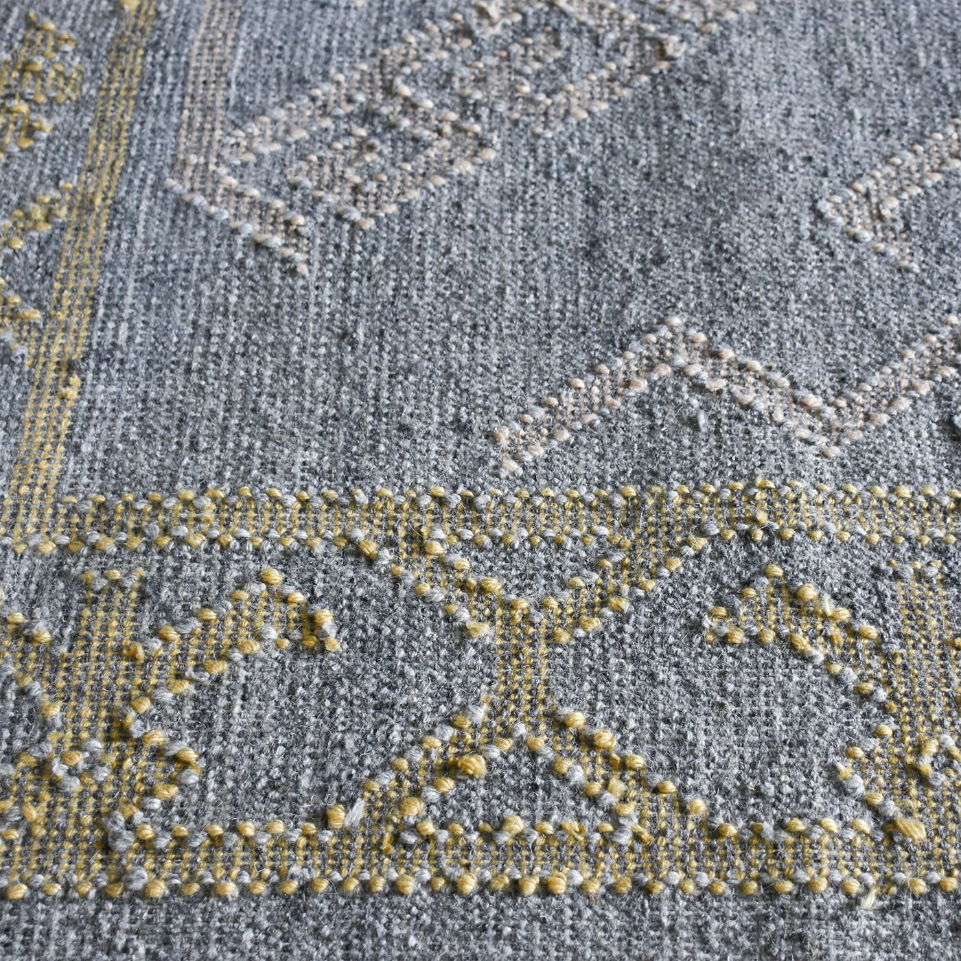 Area Rug, Bedroom Rug, Living Room Rug, Living Area Rug, Indian Rug, Office Carpet, Office Rug, Shop Rug Online, Pet, Grey, Gold, Punja, Flat Weave, Geometrical