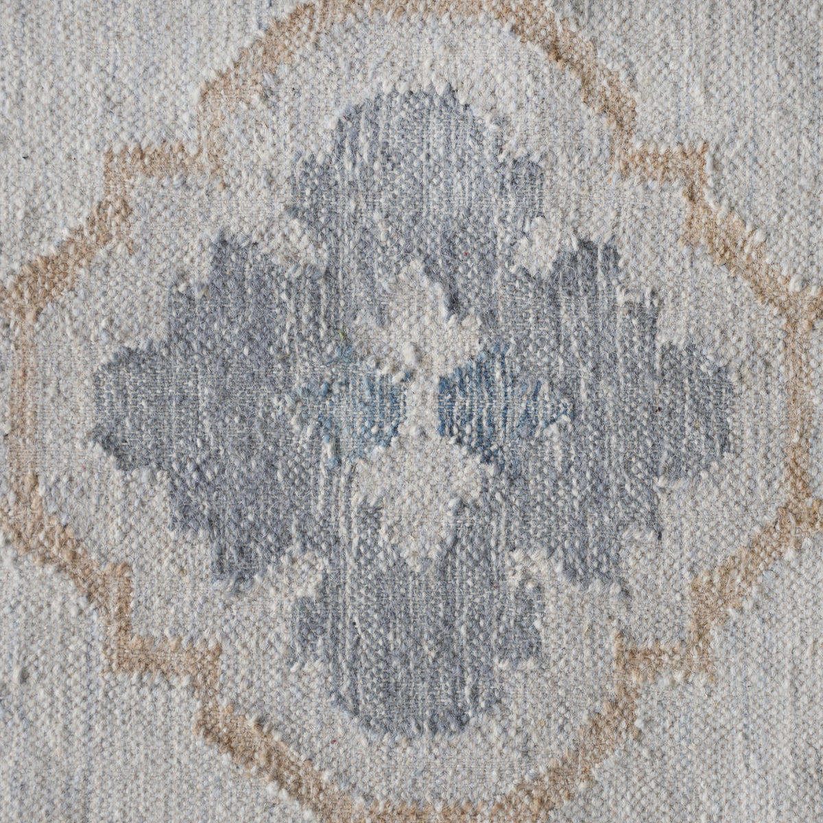 EMBERORIA RUG - IVORY/BEIGE/BLUE - PUNJA KELIM - WOOL