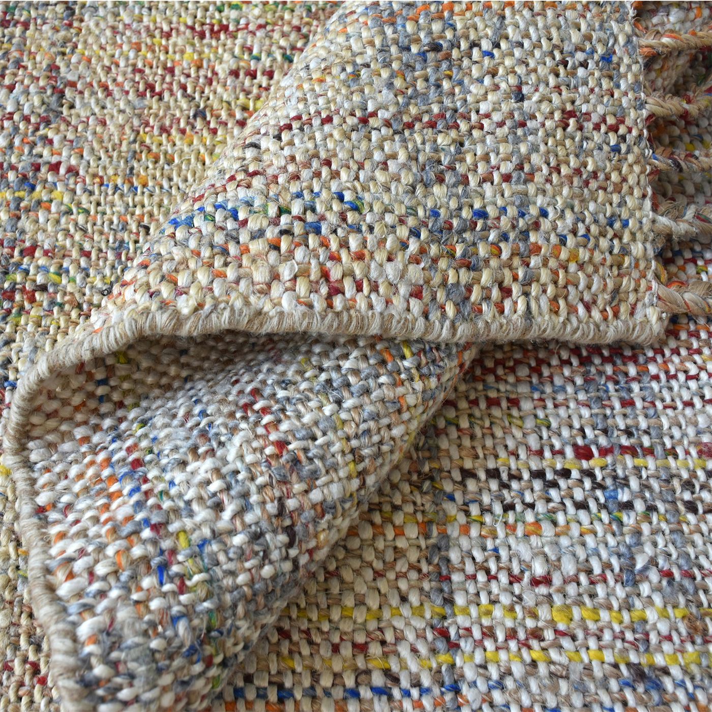 FAHRO RUG - HEMP/ WOOL/ VISCOSE BLEND