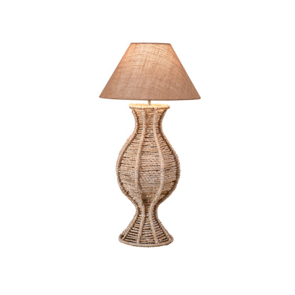 FAUNACE TABLE LAMP - NATURAL - HAND MADE - JUTE