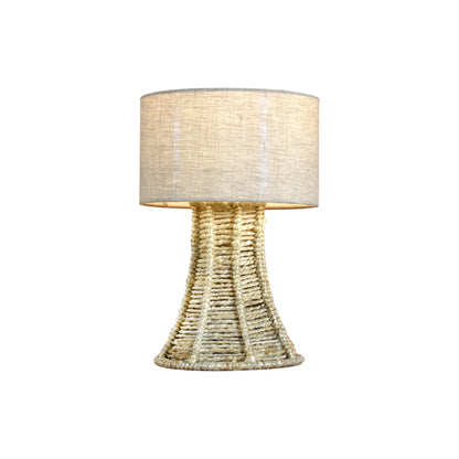 FAUSTA TABLE LAMP - MEDIUM NATURAL - HAND MADE - JUTE