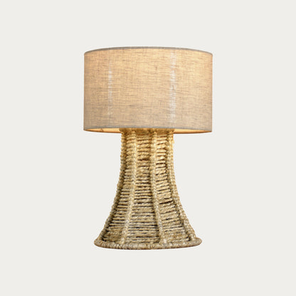 FAUSTA TABLE LAMP - MEDIUM NATURAL - HAND MADE - JUTE