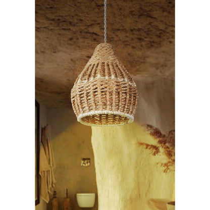 FENIAN LAMP - NATURAL/IVORY - HAND MADE - JUTE